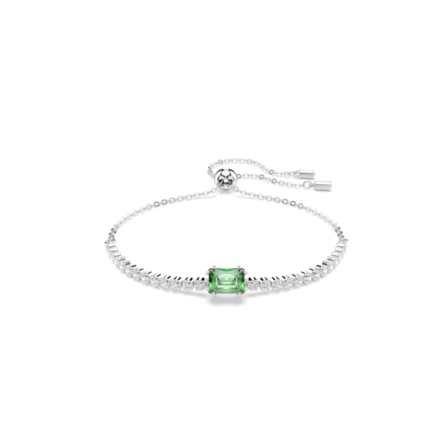 Resim Matrix Tennis Bileklik, Karışık kesimler, Yeşil, Rodyum kaplama