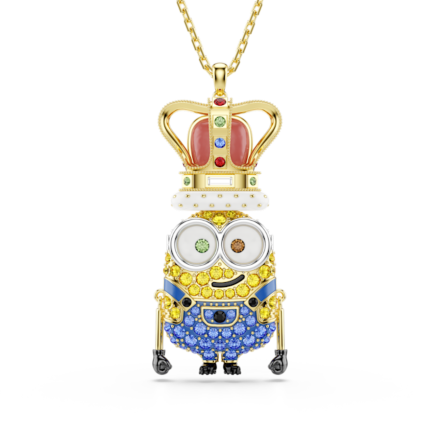 Resim Minions King Bob Kolye, Pavé, Çok renkli, Altın rengi kaplama