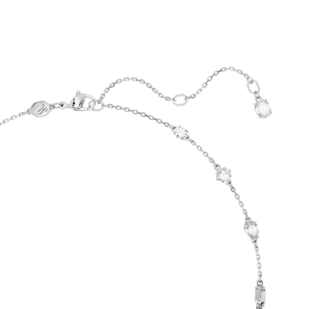 Resim Mesmera Kolye, Karışık kesim, Dağınık tasarım, Beyaz, Rodyum kaplama