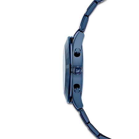Resim Octea lux sport Saat, İsviçre Üretimi, Metal bileklik, Mavi, Mavi yüzey