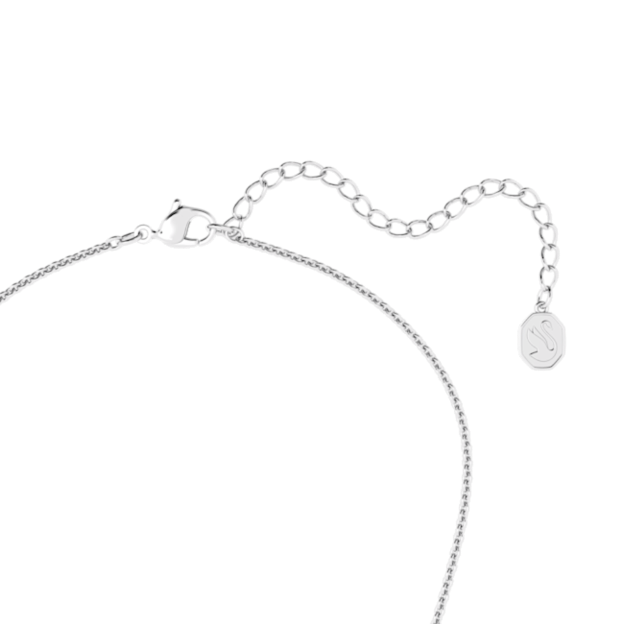 Resim Angelic Kolye, Kare kesim, Mavi, Rodyum kaplama