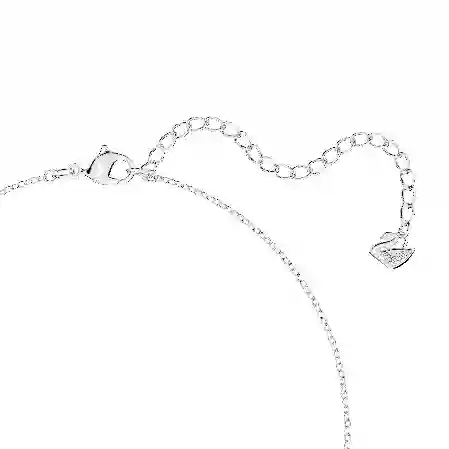 Resim Idyllia Lilia Y-Kolye, Kelebek, Beyaz, Rodyum kaplama