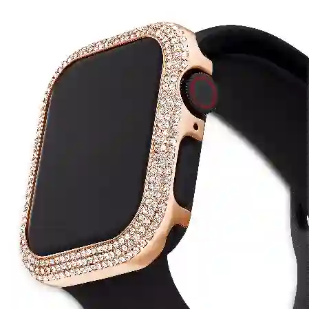 Resim Sparkling Kılıf, Apple Watch® Series 4 ve 5 ile uyumlu, 40 mm, Rose Altın tonu