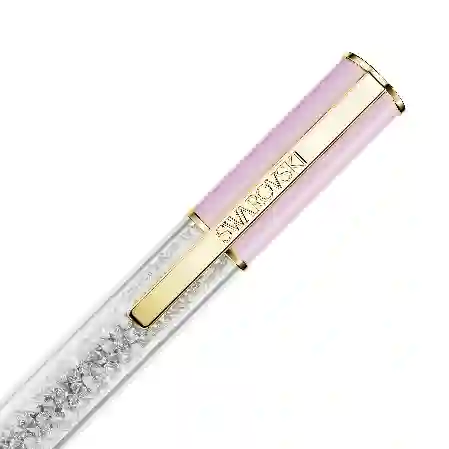 Resim Crystalline Lustre Tükenmez Kalem, Pembe, Altın rengi kaplama