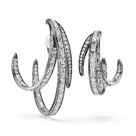 Resim The Vienna Collection Kulak Kelepçesi Seti (3), Tüy, Rutenyum kaplama