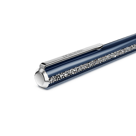 Resim Crystal Shimmer Glide Tükenmez Kalem, Mavi, Mavi lakeli, krom kaplama
