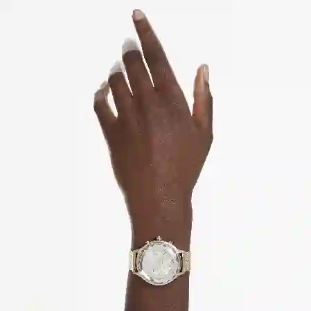 Resim Nova Chrono Saat, İsviçre Üretimi, Metal bileklik, Altın Rengi, Şampanya altın rengi yüzey