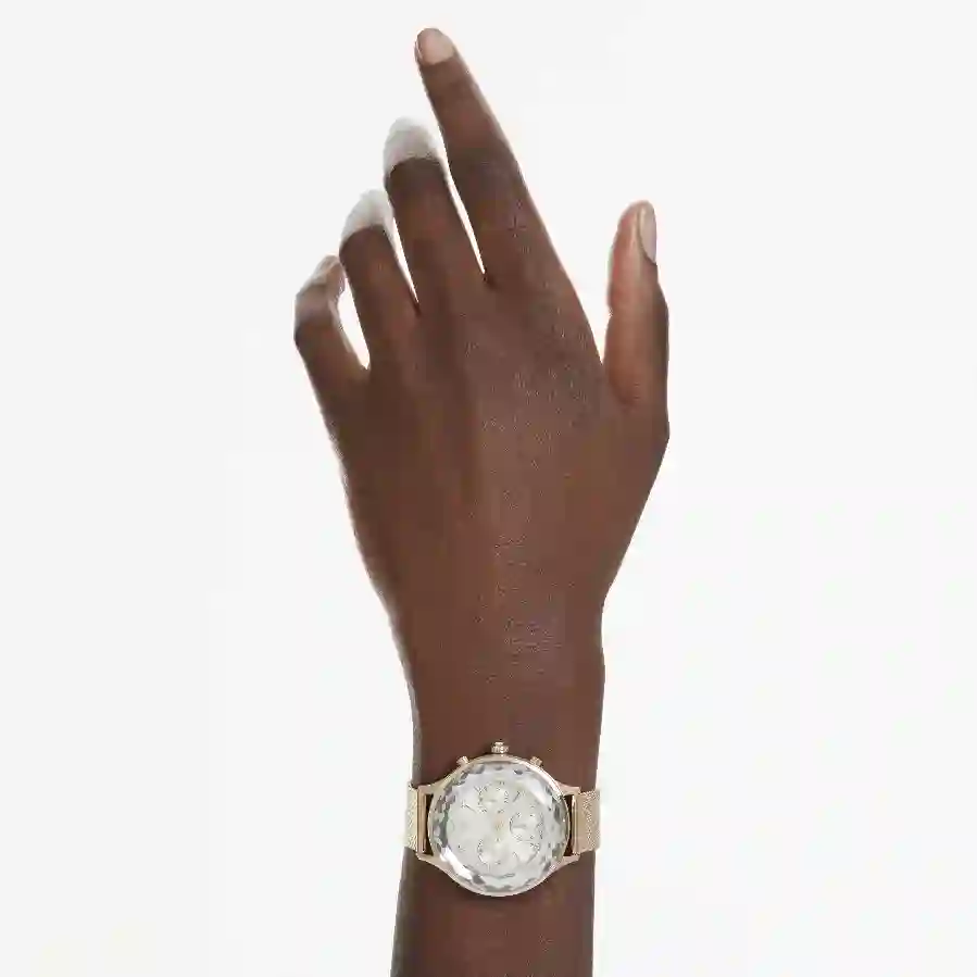 Resim Nova Chrono Saat, İsviçre Üretimi, Metal bileklik, Altın Rengi, Şampanya altın rengi yüzey