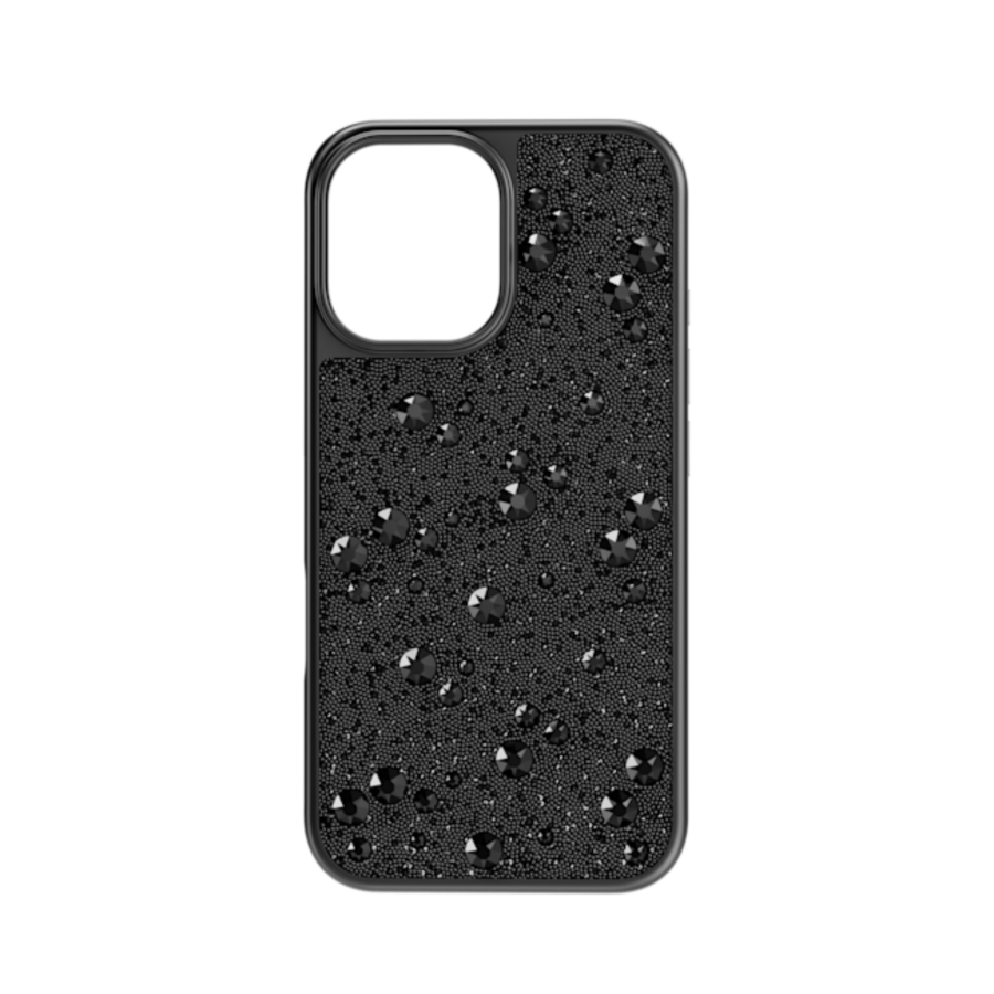 Resim High Akıllı Telefon Kılıfı, Serpiştirilmiş tasarım, iPhone® 16, Siyah