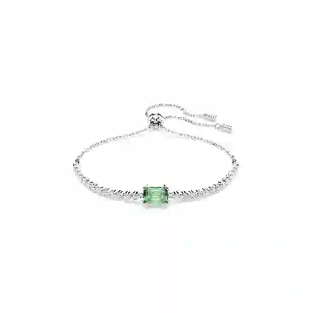 Resim Matrix Tennis Bileklik, Karışık kesimler, Yeşil, Rodyum kaplama