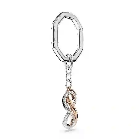 Resim Anahtarlık, Infinity, Beyaz, Karışık metal yüzey