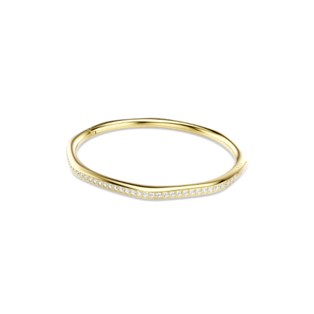 Resim Dextera Bileklik, Sekizgen şekil, Yuvarlak kesim, Beyaz, Altın rengi kaplama