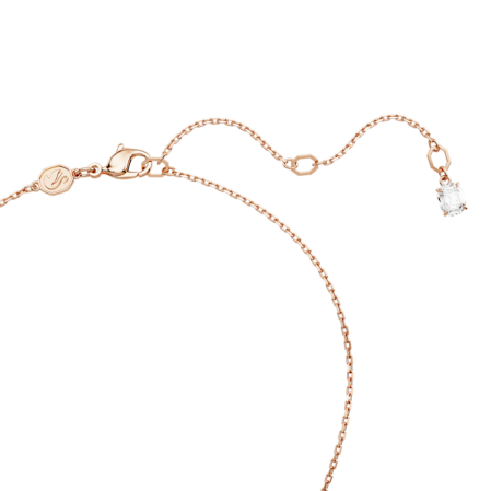 Resim Idyllia Kolye, Yonca, Beyaz, Pembe altın rengi kaplama