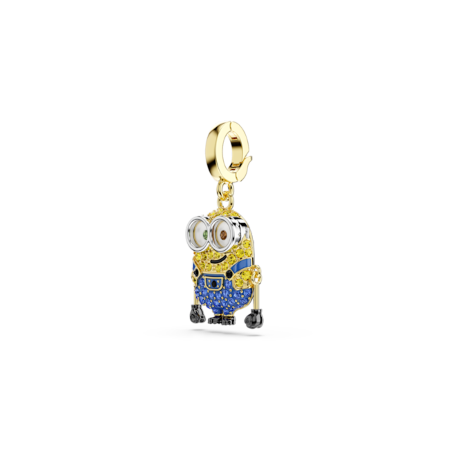 Resim Minions Bob Charm, Pavé, Çok renkli, Altın rengi kaplama
