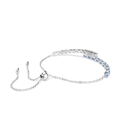 Resim Matrix Bileklik, Karışık kesimler, Mavi, Rodyum kaplama