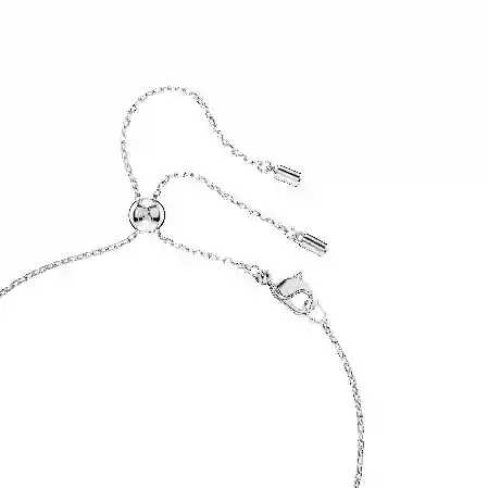 Resim Mesmera Set, Armut kesim, Yuvarlak kesim, Beyaz, Rodyum kaplama