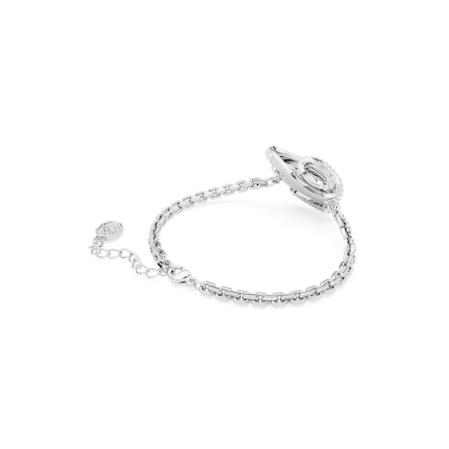 Resim Volta Bileklik, Kalp, Beyaz, Rodyum kaplama