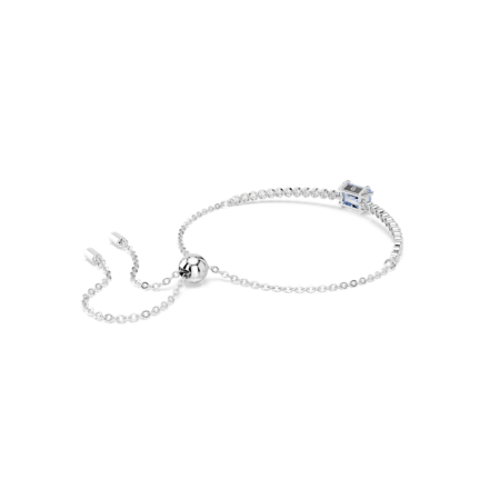 Resim Matrix Tennis Bileklik, Karışık kesimler, Mavi, Rodyum kaplama