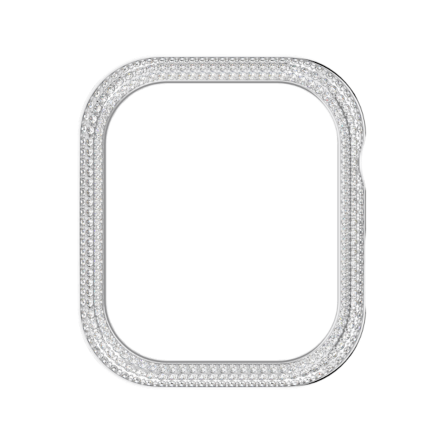 Resim Sparkling Kılıf, Apple Watch® Series 7 ile uyumlu, 41 mm, Gümüş Rengi