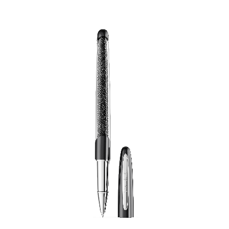 Resim Crystalline Nova Top Uçlu Kalem, Siyah, Krom Kaplama