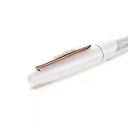 Resim Crystalline Nova Top Uçlu Kalem, Beyaz, Pembe altın rengi kaplama