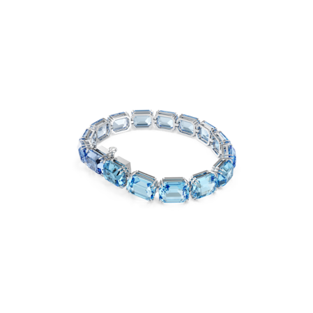 Resim Millenia Bileklik, Sekizgen kesim, Renk geçişli, Mavi, Rodyum kaplama