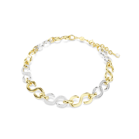 Resim Dextera Kolye, Yuvarlak kesim, Zincir, Beyaz, Karışık metal yüzey