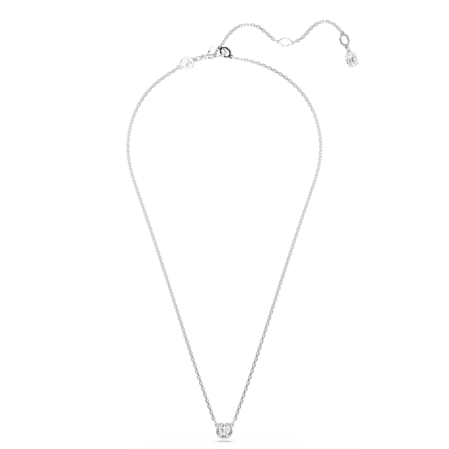 Resim Imber Kolye, Yuvarlak kesim, Beyaz, Rodyum kaplama