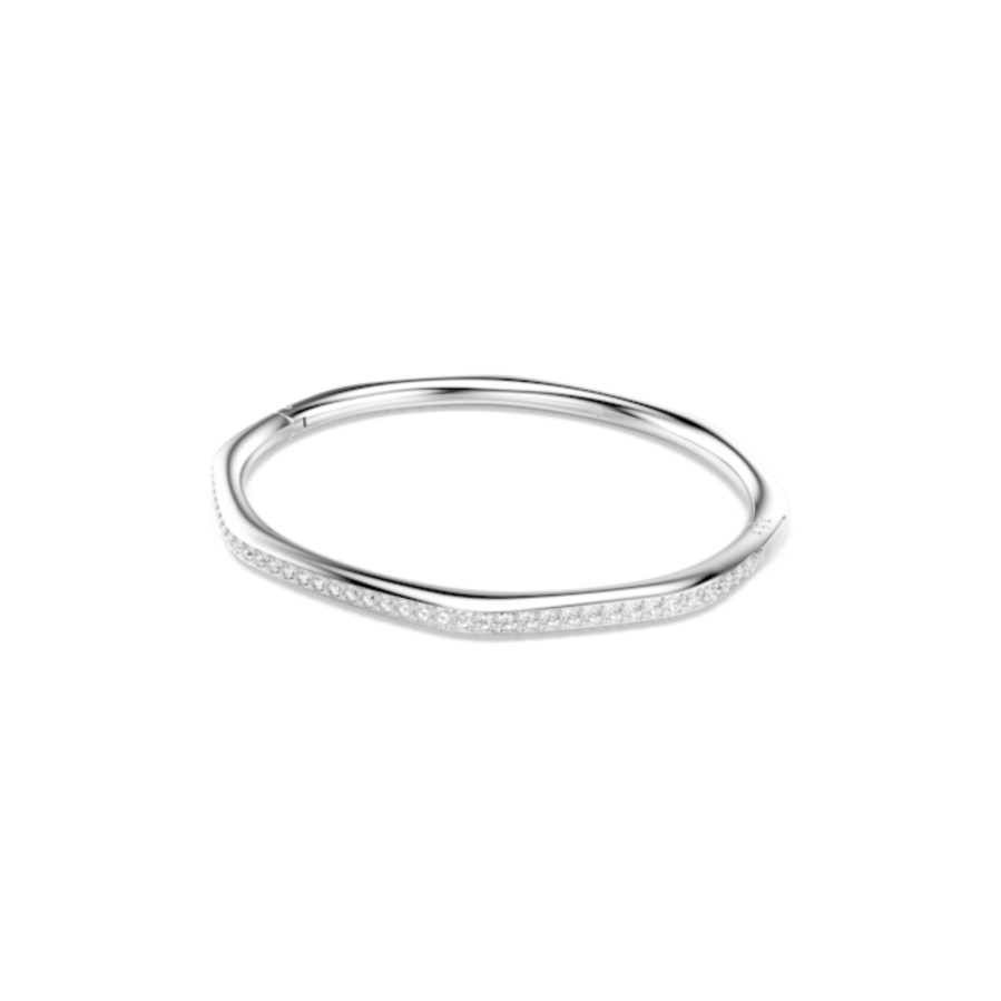 Resim Dextera Bileklik, Sekizgen şekil, Yuvarlak kesim, Beyaz, Rodyum kaplama