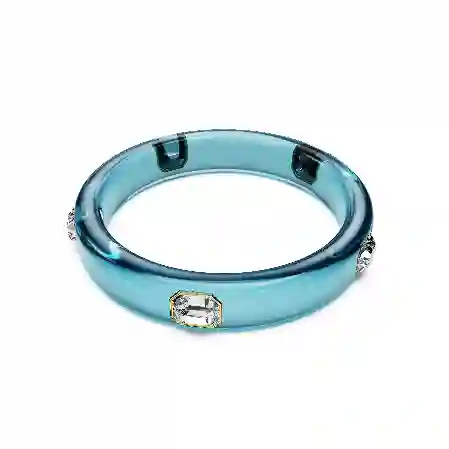 Resim Dulcis Bileklik, Sekizgen kesim, Mavi, Altın rengi kaplama