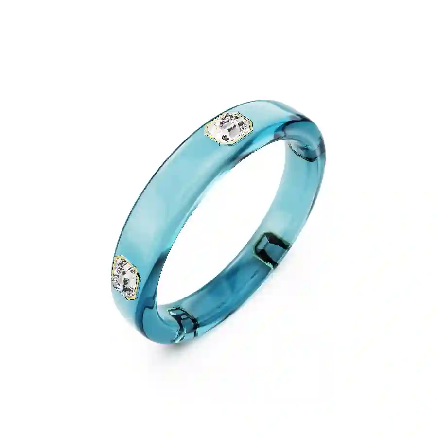 Resim Dulcis Bileklik, Sekizgen kesim, Mavi, Altın rengi kaplama