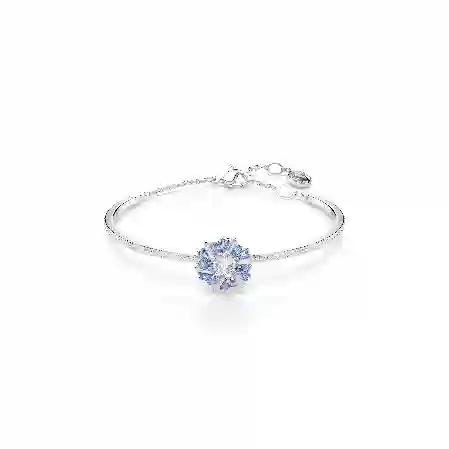 Resim Idyllia Bileklik, Çiçek, Mavi, Rodyum kaplama