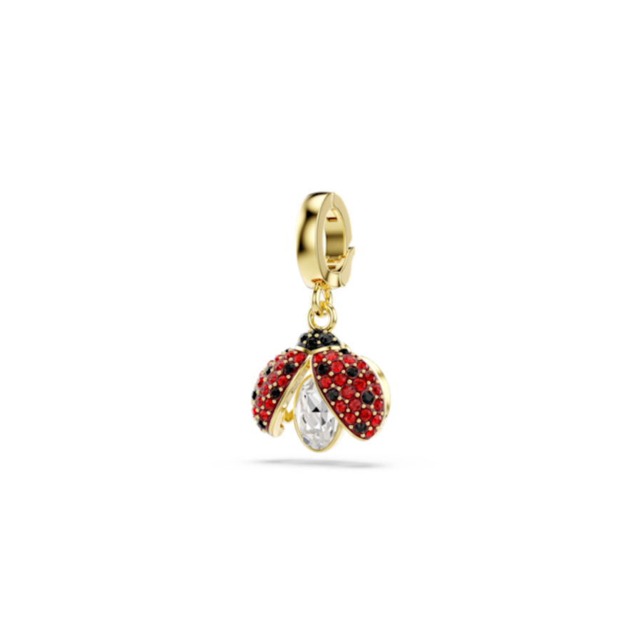 Resim Idyllia Charm, Karışık kesimler, Uğur böceği, Kırmızı, Altın rengi kaplama