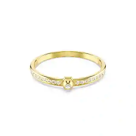 Resim Numina Bileklik, Yuvarlak kesim, Beyaz, Altın rengi kaplama