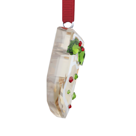 Resim Holiday Cheers Zencefilli Kurabiye Yılbaşı Çorabı Süs