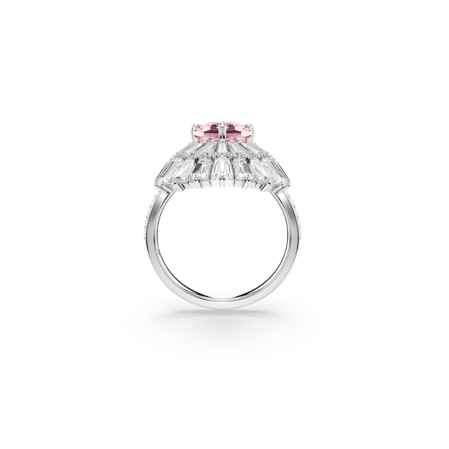 Resim Idyllia Kokteyl Yüzüğü, Karışık kesimler, Deniz Kabuğu, Pembe, Rodyum kaplama