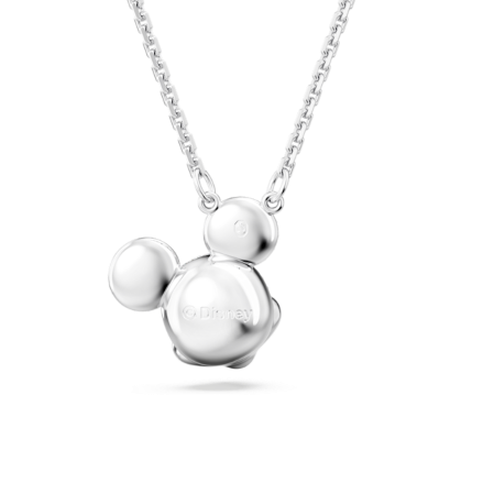 Resim Disney Mickey Mouse Kolye, Kafa şeklinde, Beyaz, Rodyum kaplama