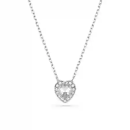 Resim Ariana Grande x Swarovski Set, Karışık kesimler, Kalp, Beyaz, Rodyum kaplama