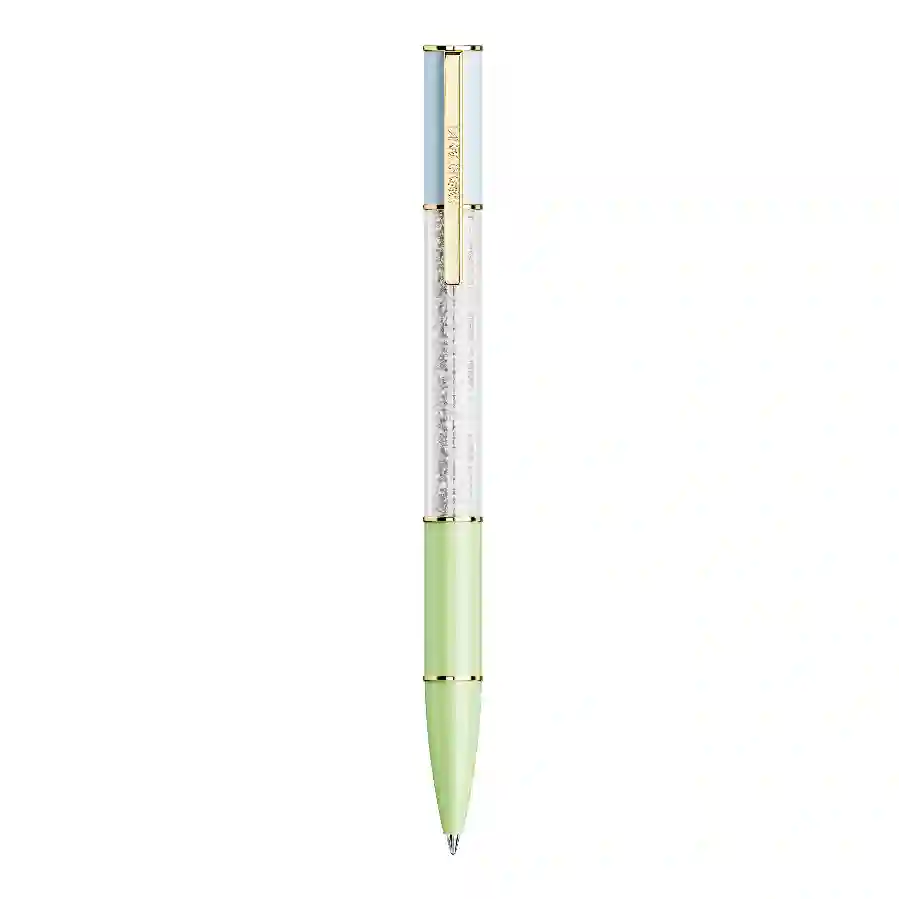 Resim Crystalline Lustre Tükenmez Kalem, Çok renkli, Altın rengi kaplama