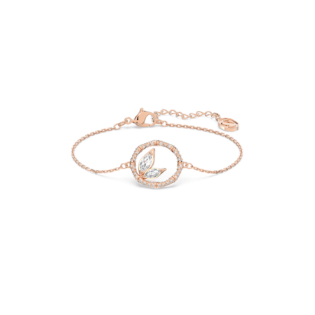 Resim Dellium Bileklik, Bambu, Beyaz, Pembe altın rengi kaplama