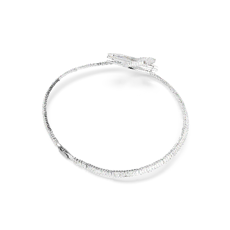 Resim Matrix Gerdanlık, Baget kesim, Beyaz, Rodyum kaplama