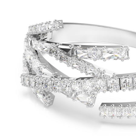 Resim Matrix Bileklik, Karışık kesimler, Beyaz, Rodyum kaplama