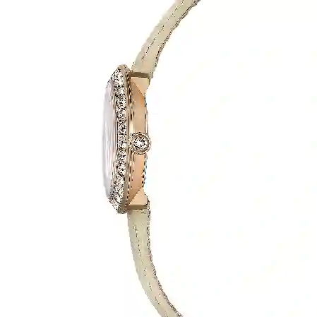 Resim Matrix tennis 7-link Saat, İsviçre Üretimi, Deri kayış, Gri, Pembe altın rengi yüzey