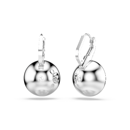 Resim Millenia damla küpeler, Yuvarlak kesim, Beyaz, Rodyum kaplama