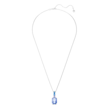 Resim Millenia Kolye, Sekizgen kesim, Mavi, Rodyum kaplama