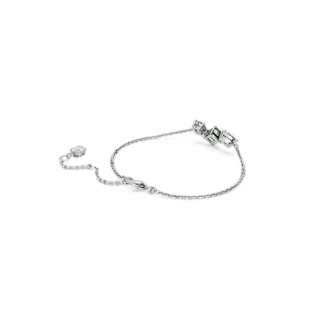 Resim Mesmera Bileklik, Karışık kesimler, Yeşil, Rodyum kaplama