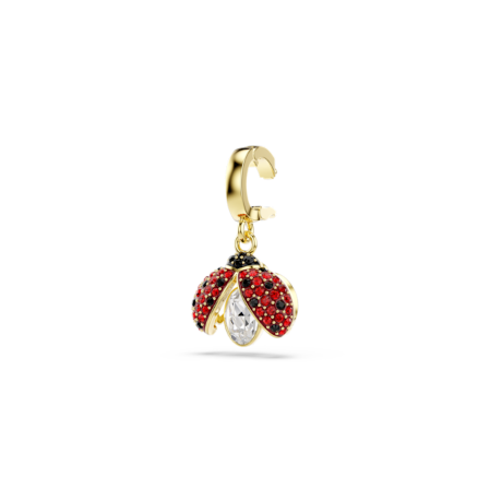 Resim Idyllia Charm, Karışık kesimler, Uğur böceği, Kırmızı, Altın rengi kaplama