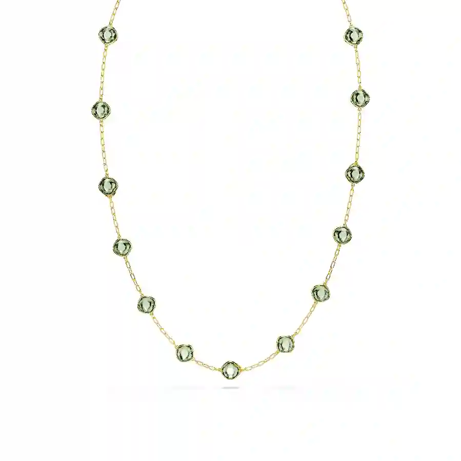 Resim Chroma Dizi Kolye, Sekizgen kesim, Çok renkli, Altın rengi kaplama