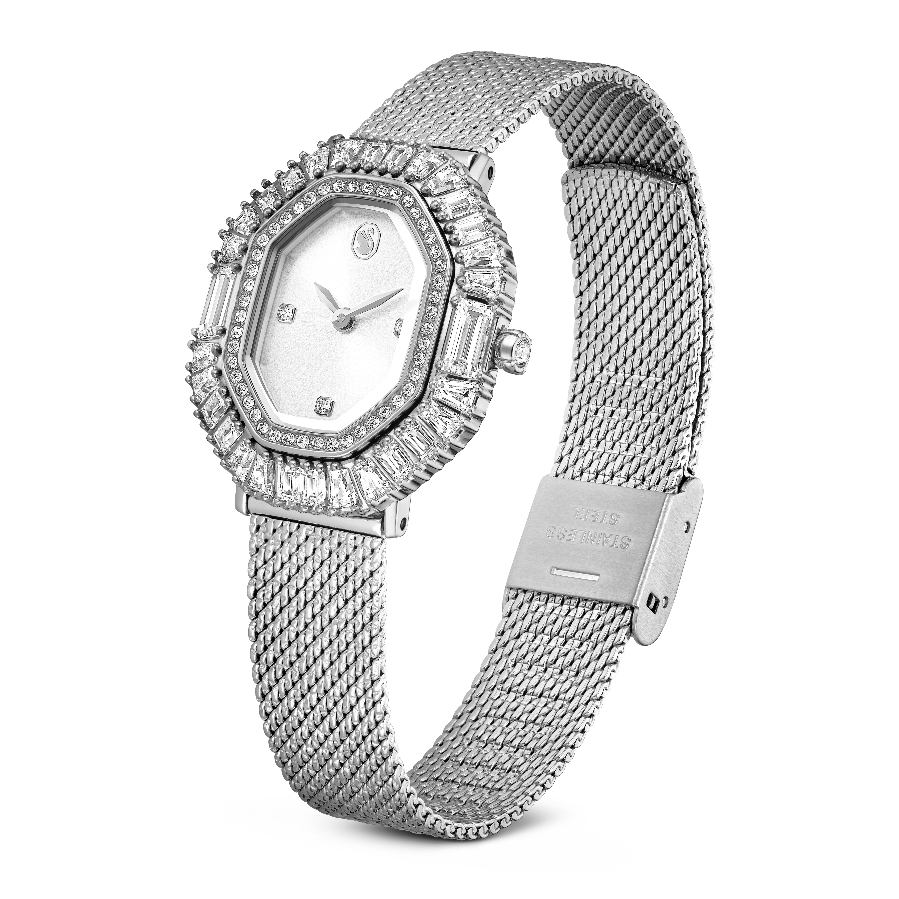 Resim Matrix Octagon Saat, Metal bileklik, Gümüş Rengi, Paslanmaz çelik