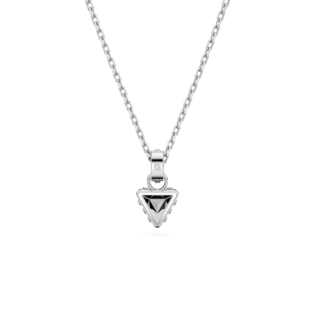 Resim Chroma Kolye, Üçgen kesim, Gri, Rodyum kaplama